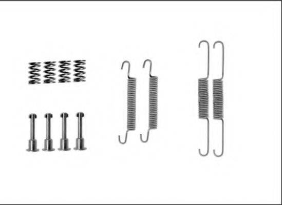 HELLA PAGID 8DZ355206161 Комплектуючі, стоянкова гальмівна система