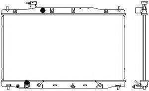 SAKURA AUTOMOTIVE 32118507 Радіатор, охолодження двигуна