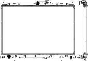 SAKURA AUTOMOTIVE 33211017 Радіатор, охолодження двигуна