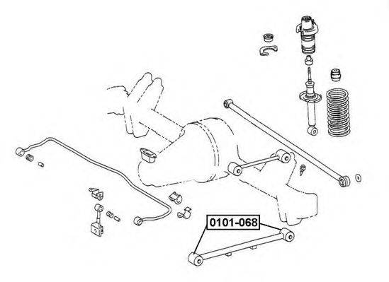 ASVA 0101068 Підвіска, важіль незалежної підвіски колеса