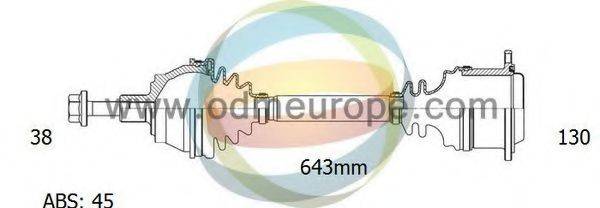 ODM-MULTIPARTS 18212731 Приводний вал