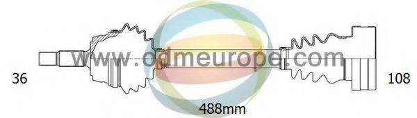 ODM-MULTIPARTS 18213100 Приводний вал