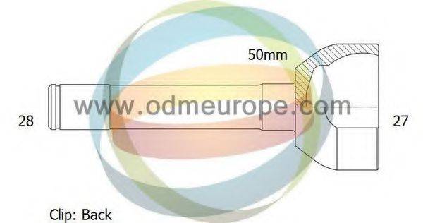 ODM-MULTIPARTS 12060136 Шарнірний комплект, приводний вал