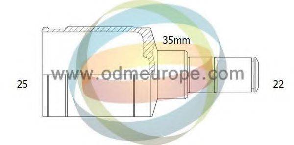 ODM-MULTIPARTS 14236034 Шарнірний комплект, приводний вал