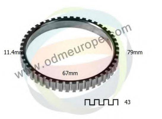 ODM-MULTIPARTS 26230002 Зубчастий диск імпульсного датчика, протибл. устр.