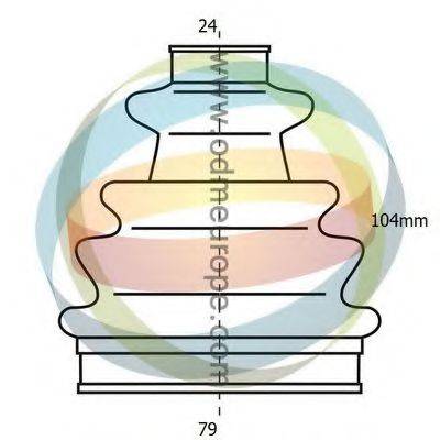 ODM-MULTIPARTS 21990080 Комплект пильника, приводний вал