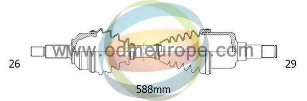 ODM-MULTIPARTS 18271310 Приводний вал