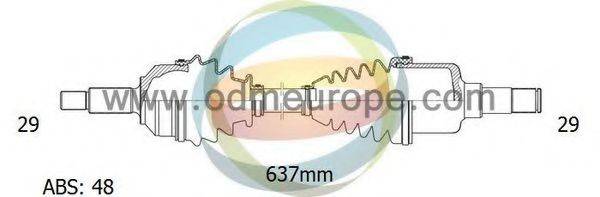 ODM-MULTIPARTS 18271361 Приводний вал