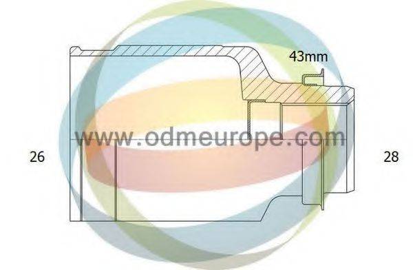 ODM-MULTIPARTS 14056411 Шарнірний комплект, приводний вал