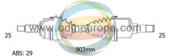 ODM-MULTIPARTS 18082561 Приводний вал