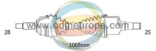 ODM-MULTIPARTS 18162630 Приводний вал