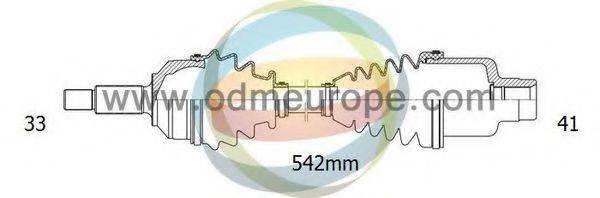 ODM-MULTIPARTS 18003100 Приводний вал