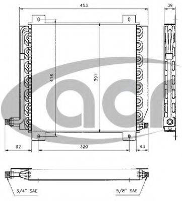 ACR 300249 Конденсатор, кондиціонер