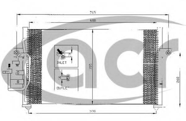 ACR 300419 Конденсатор, кондиціонер