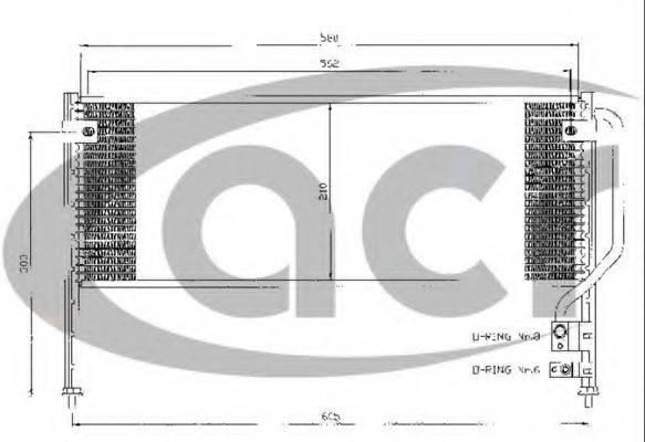 ACR 300501 Конденсатор, кондиціонер