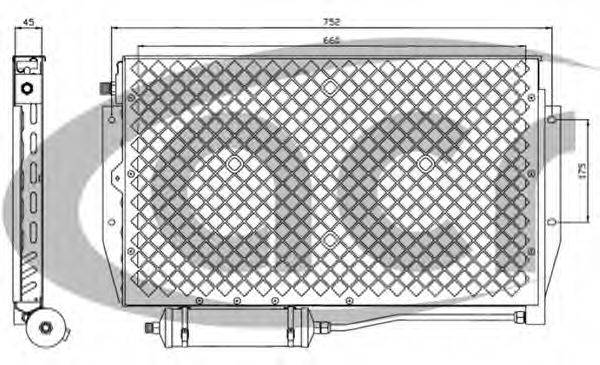 ACR 300556 Конденсатор, кондиціонер