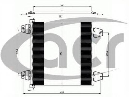 ACR 300650 Конденсатор, кондиціонер