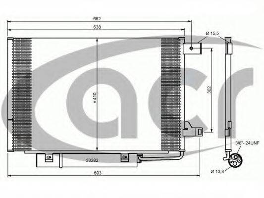 ACR 300651 Конденсатор, кондиціонер