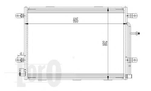 LORO 0030160015 Конденсатор, кондиціонер