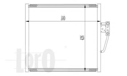 LORO 0040160005 Конденсатор, кондиціонер