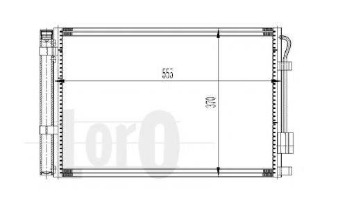 LORO 0190160020 Конденсатор, кондиціонер