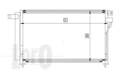 LORO 0240160008 Конденсатор, кондиціонер