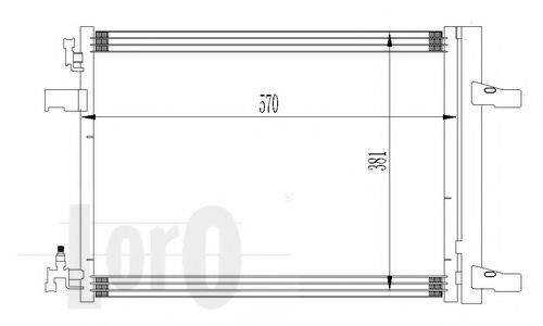 LORO 0370160032 Конденсатор, кондиціонер