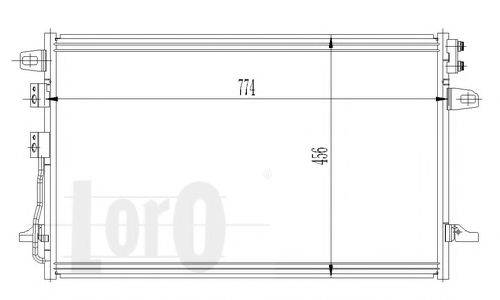 LORO 0080160006 Конденсатор, кондиціонер