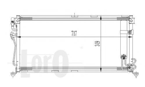 LORO 0330160009 Конденсатор, кондиціонер