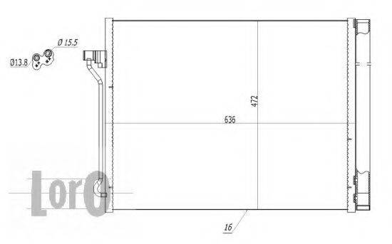 LORO 0040160010 Конденсатор, кондиціонер