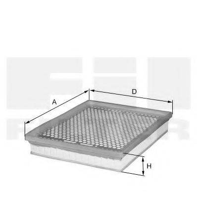 FIL FILTER HP2296 Повітряний фільтр