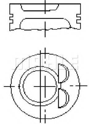 METAL LEVE P1875 Поршень