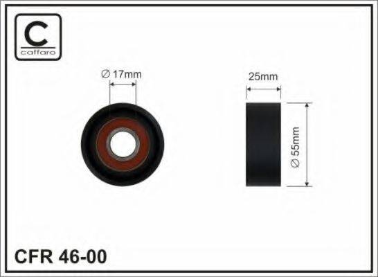 CAFFARO 4600 Натяжний ролик, полікліновий ремінь