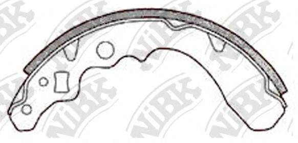 NIBK FN0027 Комплект гальмівних колодок
