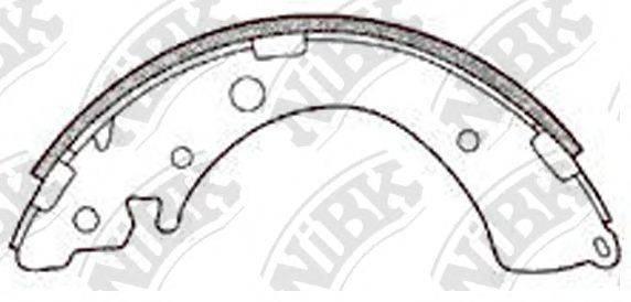 NIBK FN5520 Комплект гальмівних колодок