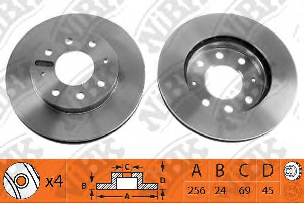 NIBK RN1011 гальмівний диск