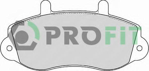 PROFIT 50001292 Комплект гальмівних колодок, дискове гальмо