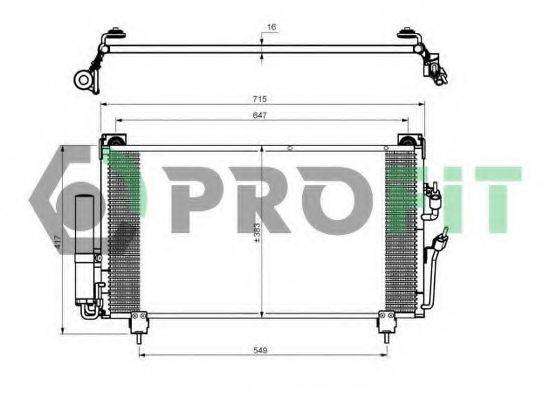 PROFIT PR1602C1 Конденсатор, кондиціонер