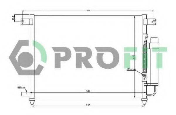 PROFIT PR1703C1 Конденсатор, кондиціонер