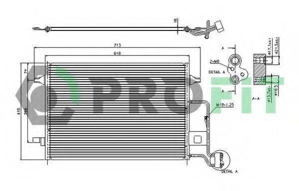 PROFIT PR9540C1 Конденсатор, кондиціонер