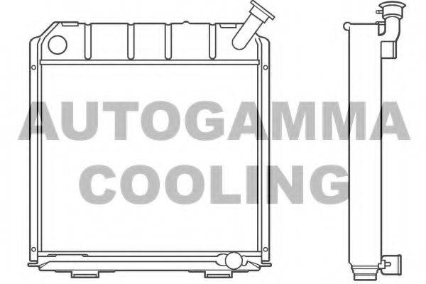 AUTOGAMMA 100178 Радіатор, охолодження двигуна