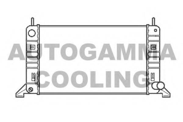 AUTOGAMMA 100344 Радіатор, охолодження двигуна