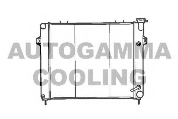 AUTOGAMMA 100443 Радіатор, охолодження двигуна