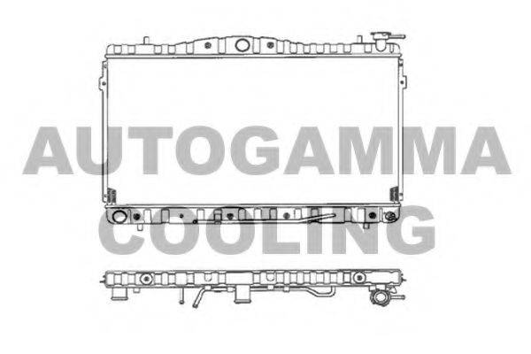 AUTOGAMMA 101444 Радіатор, охолодження двигуна