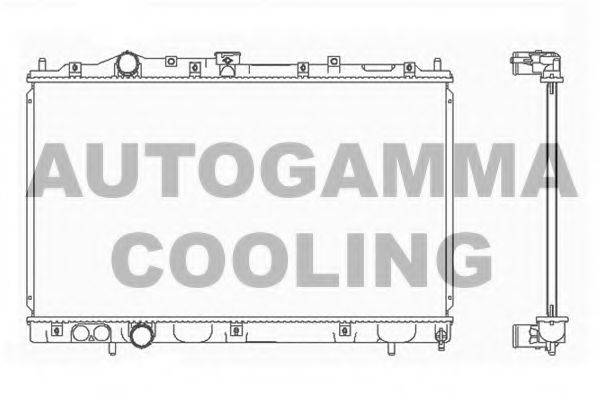 AUTOGAMMA 101452 Радіатор, охолодження двигуна