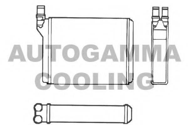 AUTOGAMMA 101616 Теплообмінник, опалення салону