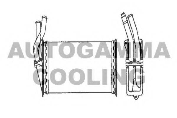 AUTOGAMMA 101654 Теплообмінник, опалення салону