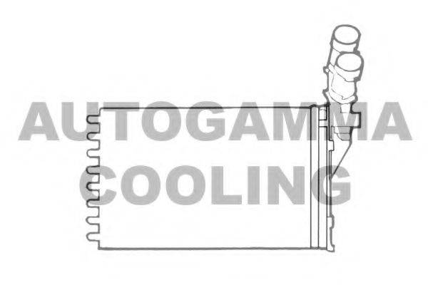 AUTOGAMMA 101684 Теплообмінник, опалення салону