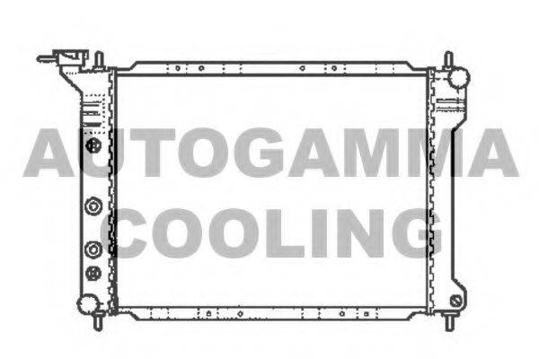 AUTOGAMMA 101984 Радіатор, охолодження двигуна