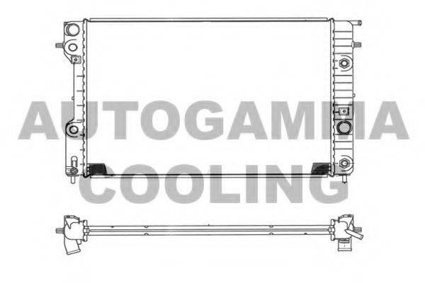 AUTOGAMMA 102251 Радіатор, охолодження двигуна